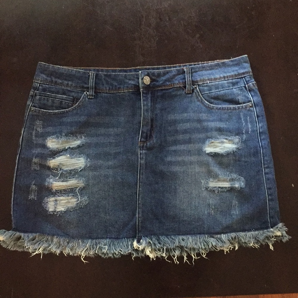 Tractr Blu denim skirt